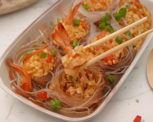 GARLIC GLASS NOODLE SHRIMP
